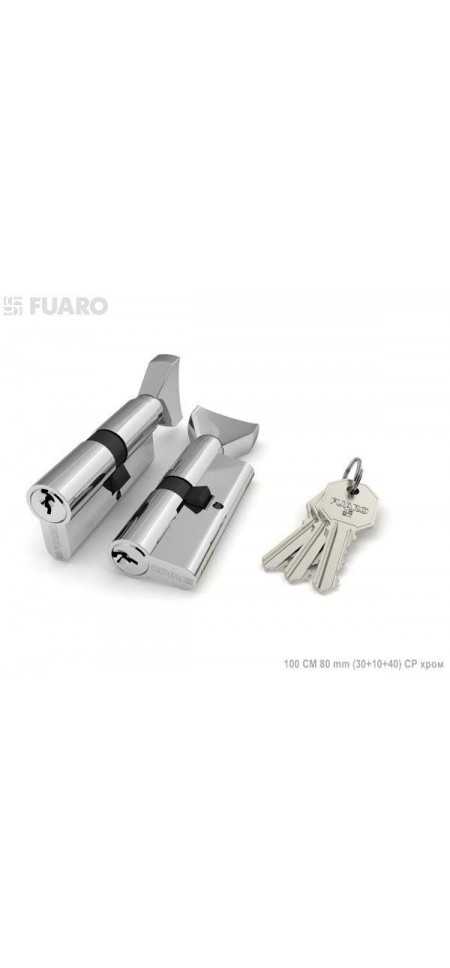 Цилиндровый механизм Fuaro 100 CM 70 mm (30+10+30)